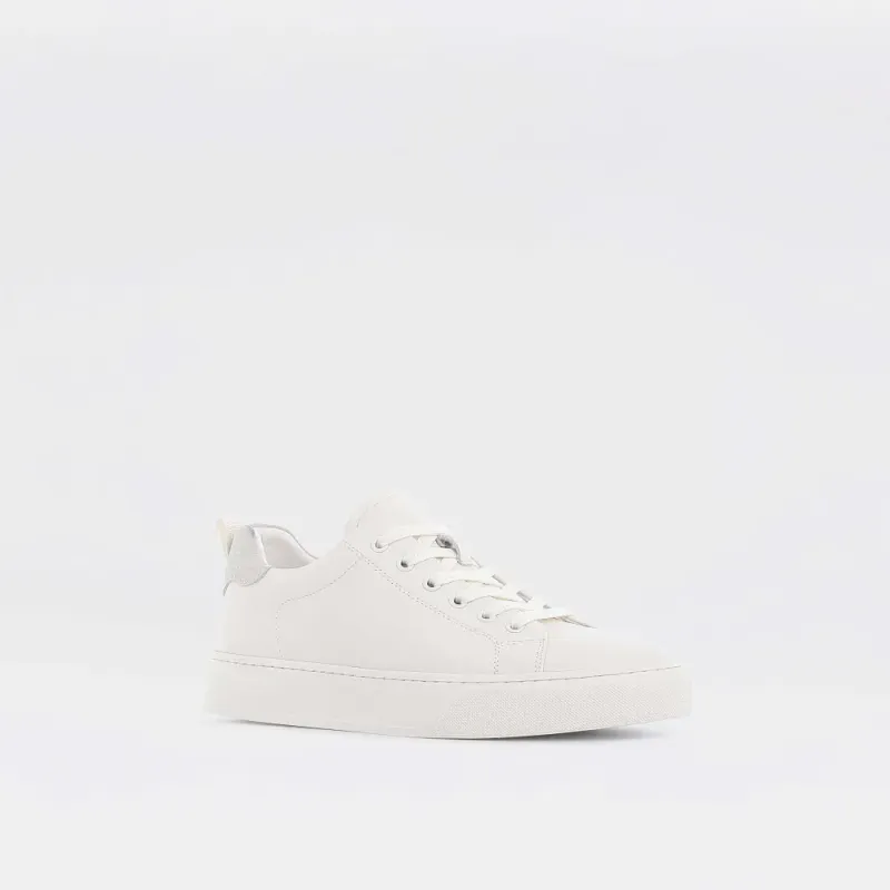 Legend - hvite sneakers til herre i skinn