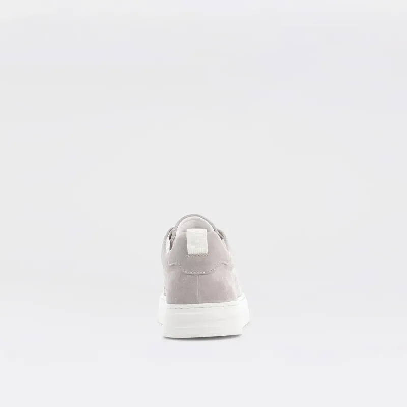 Legend - lyse gråbeige sneakers til herre i semsket skinn
