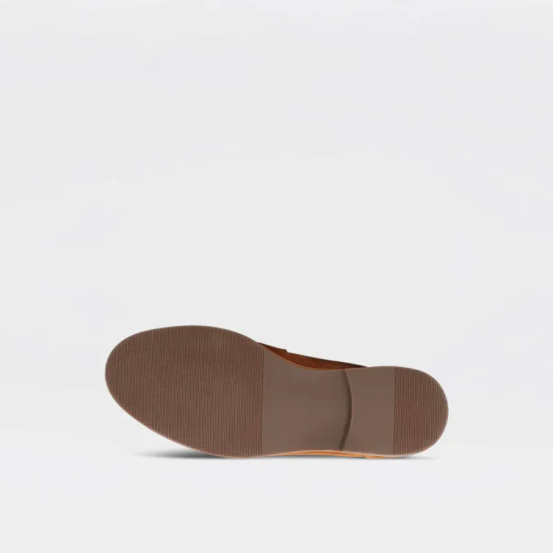 Paris - coffee brun loafer til herre i semsket skinn