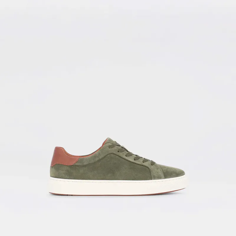 Candy - grønne sneakers til herre i semsket skinn