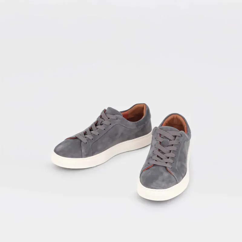 Candy - smoke blue sneakers til herre i semsket skinn